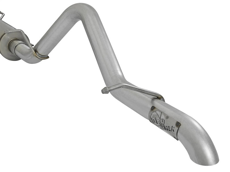 AFE 49-08055 on 2-1/2in Aluminized Steel Cat-Back Exhaust 07-18 fits Jeep Wrang