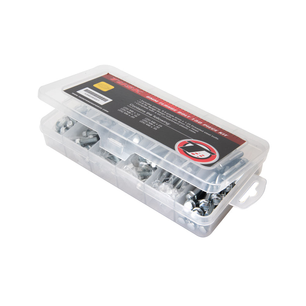Tusk 1096090001 6mm Flange Bolt 150-Piece Kit