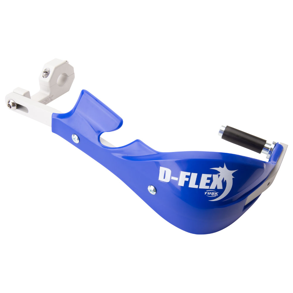 Tusk 1096470011 D-Flex Handguards Blue 7/8" Bar Mounts