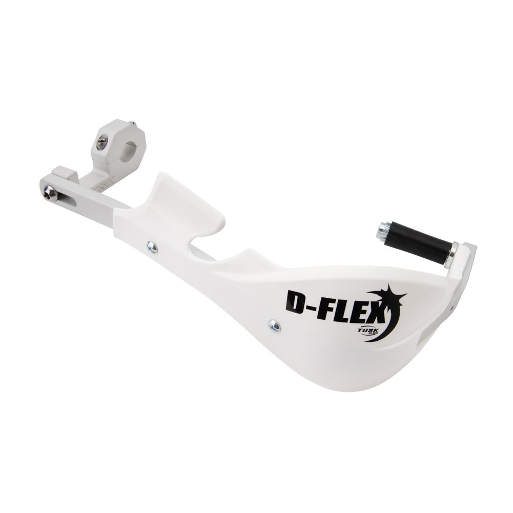 Tusk 1096470014 D-Flex Handguards White 7/8" Bar Mounts