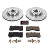 PowerStop K6811 Power Stop 15-22 fits Ford Mustang Front Z23 Evolution Brake Kit