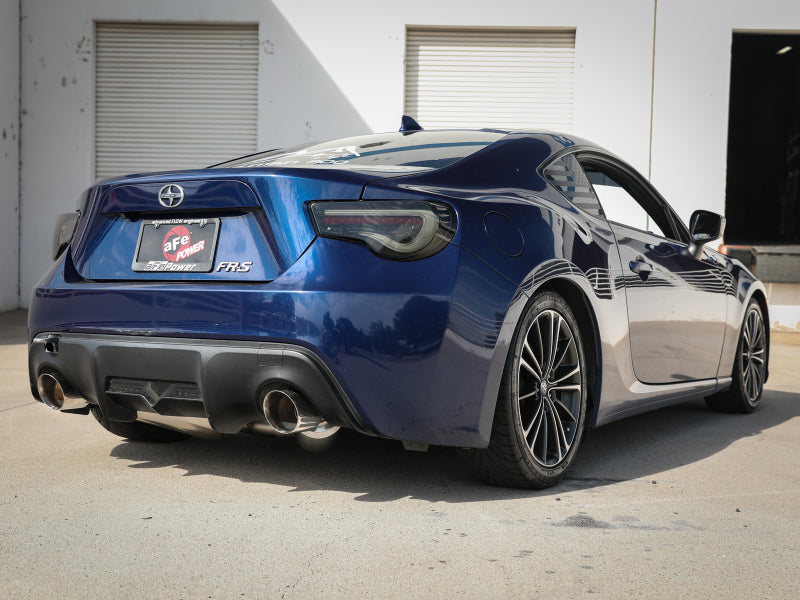 AFE 49-36023-1P  17-20 BRZ/FRS/86 2.5in 304 Stainless Steel Cat-Back Exhaust