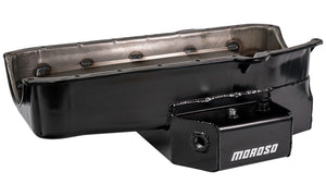 Moroso 21811 86-Up fits Chevrolet SBC (w/1 Pc Seal & Low Clearance) Wet Sump 7qt