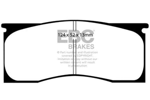 EBC DP21157 65-69 fits Dodge Dart 2.8 Greenstuff Front Brake Pads