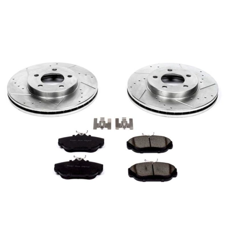 PowerStop K1327 fits Ford 94-00 Taurus Front Z23 Evolution Sport Brake Kit