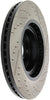 Stoptech 127.47021R Slotted & Drilled Sport Brake Rotor