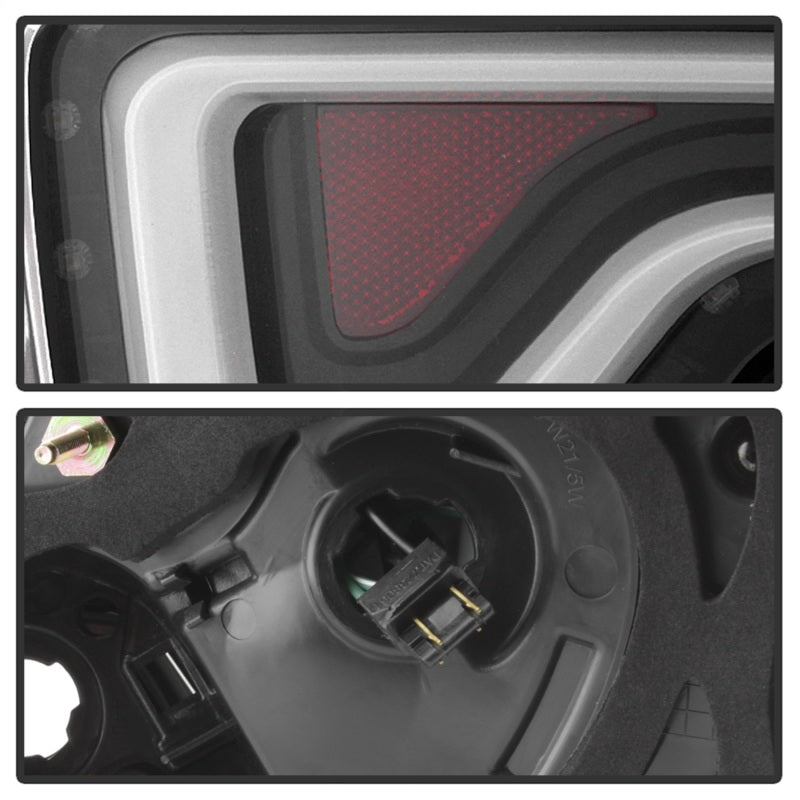 xTune 9042140 14-18 fits Chevy Impala (Excl 14-16 Limited) LED Tail Lights - Bl