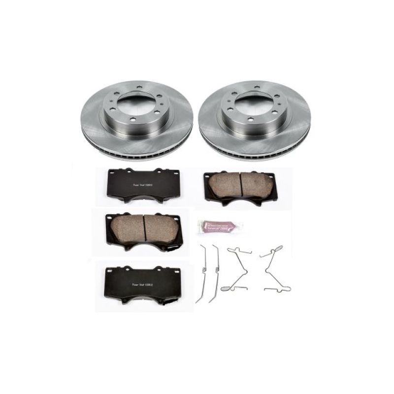 PowerStop KOE137 fits Toyota 03-09 4Runner Front Autospecialty Brake Kit