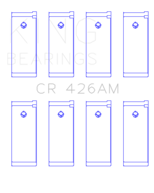 KING KINGCR426AM0.25 fits KING CR426AM0.25 Engine Bearings Datsun E13/E15/(Size