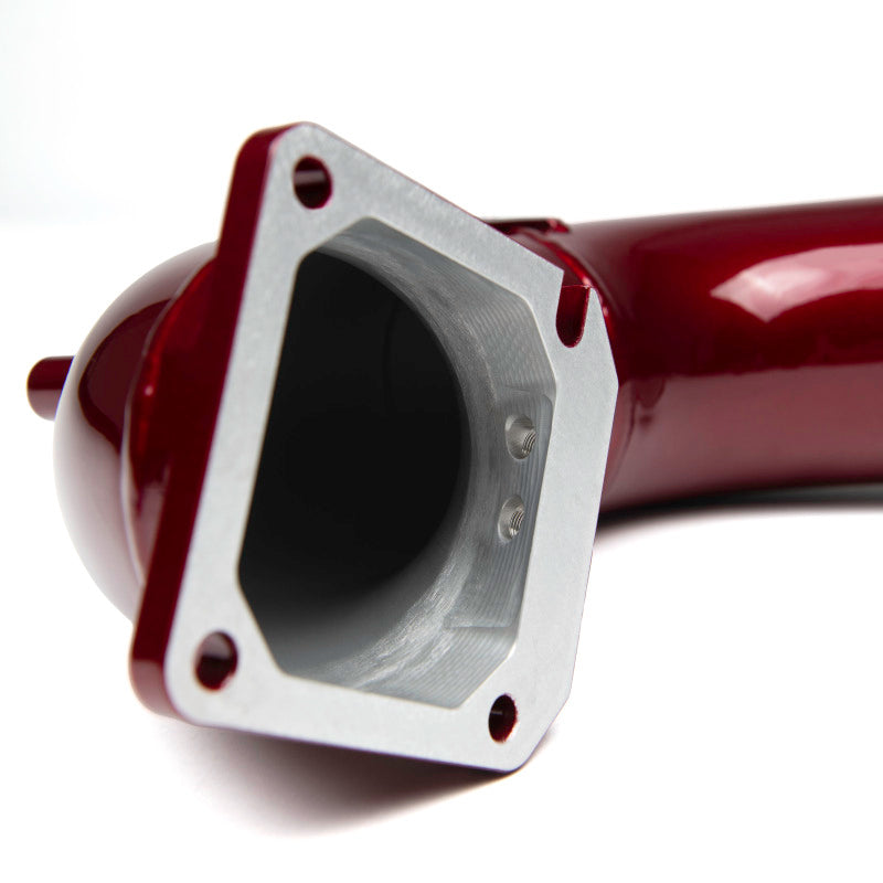 Wehrli 98.5-02 Cummins 5.9L 3.5in Intake Horn & Driver Intercooler Pipe - Candy Red