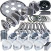 Eagle B13005E060 fits Chevy 350 3.750in Crank 5.700in I-Beam Rods -7cc Flat Top 4.060in Pistons Balanced Assembly