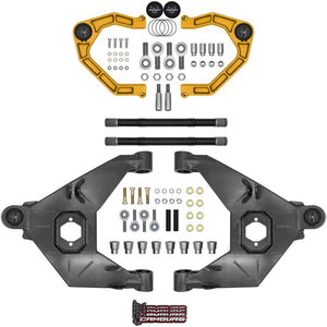 Camburg 21-25 Ford Bronco 21-25 Trail Series L/T Kit w/ Axles (BILLET XJ UCA) (GOLD)