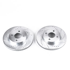 PowerStop fits Chevrolet 05-10 Cobalt Front Evolution Drilled & Slotted Rotors -