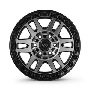 Enkei Trail-Tracker 20x9 / 6x139.7 BP / ET39 / 106.1mm Bore - Matte Black Machined Wheel