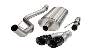 CORSA Performance 14388BLK Corsa 2010-2010 fits Ford F-150 Raptor 5.4L V8 Black Sport Cat-Back Exhaust