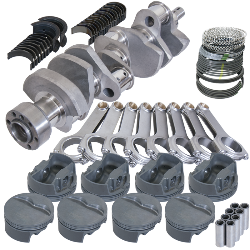 Eagle 12113040 fits Chevy LT1 350 1Pc 3.875in Crank 6.000in H-Beam Stroker Rods 4.040in Pistons Rotating Assembly