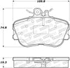 Stoptech 308.0645 Street Brake Pads