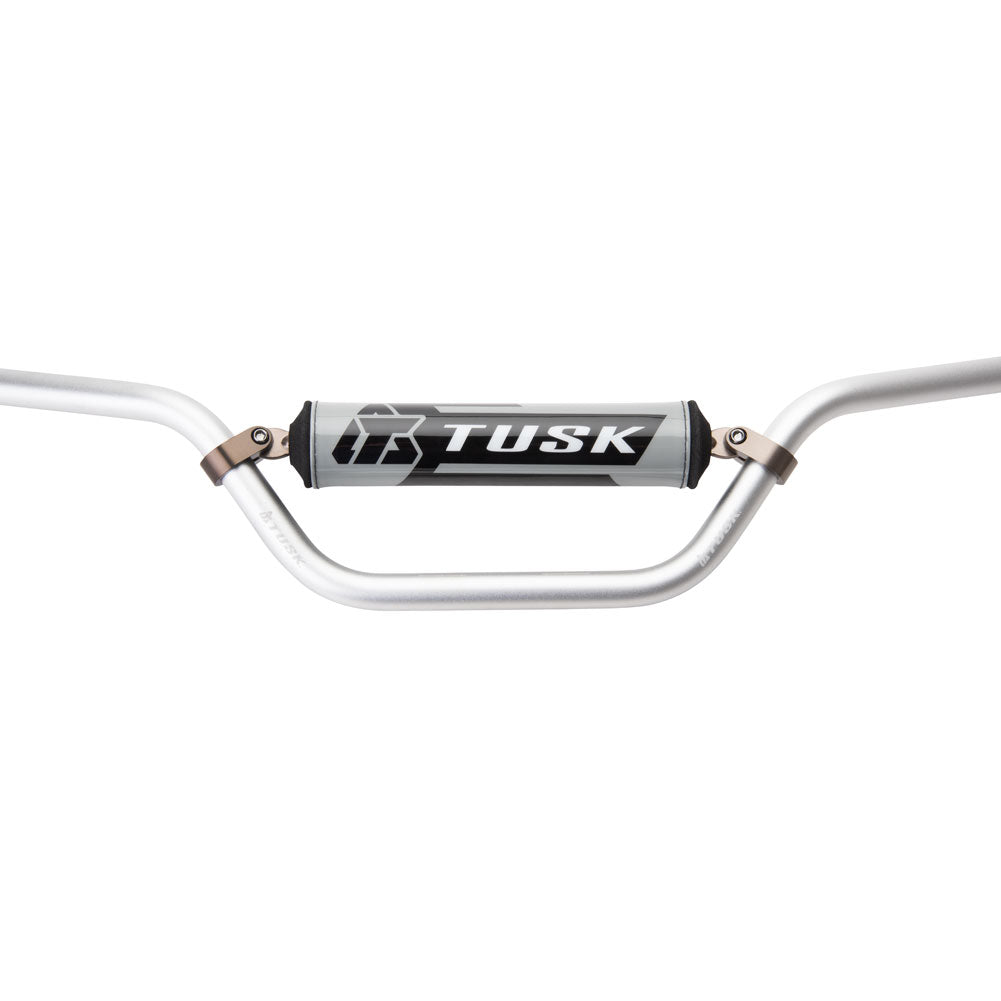 Tusk 1127790041 T-10 Aluminum 7/8" Handlebar ATV Sport Bend Silver