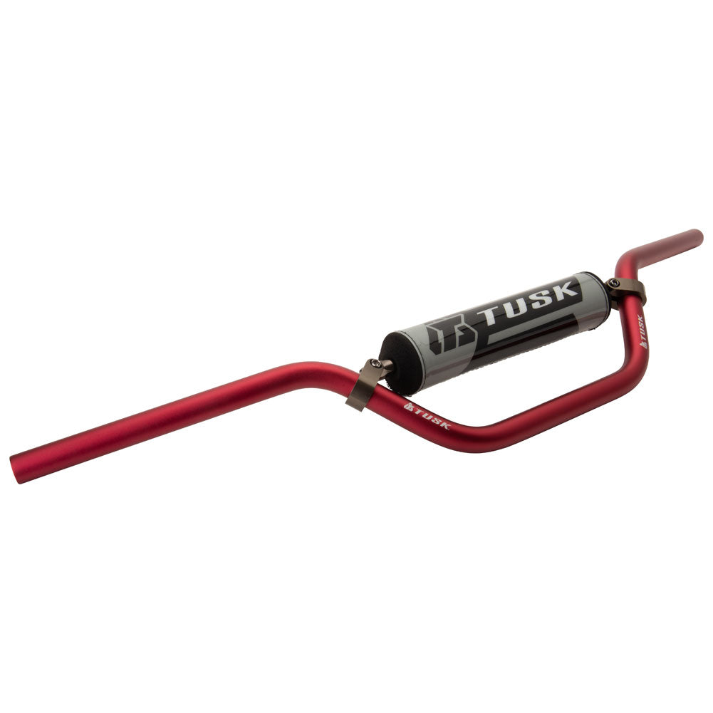 Tusk 1127790043 T-10 Aluminum 7/8" Handlebar ATV Sport Bend Red