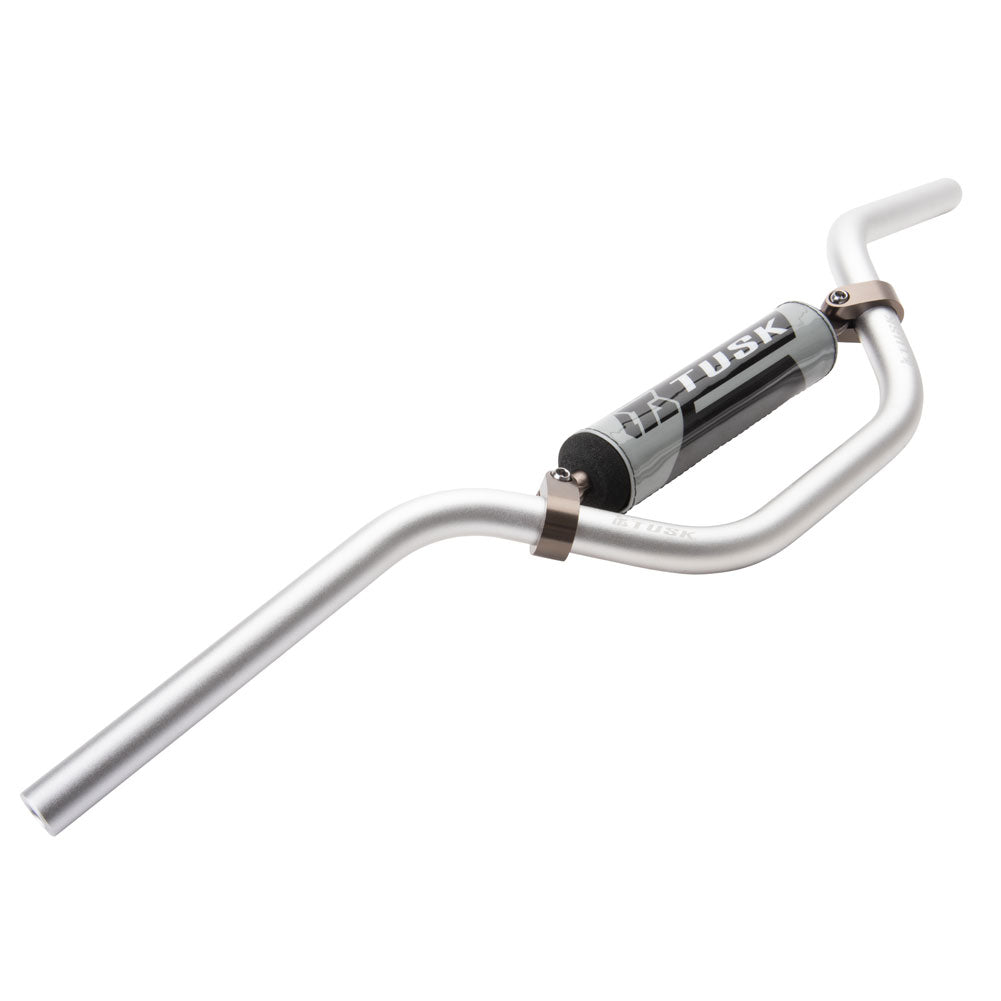 Tusk 1127790060 T-10 Aluminum 7/8" Handlebar Mini SX High Bend Silver