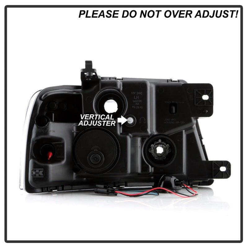 Spyder 5088161 fits Ford 04-08 F-150 High-Power LED Headlights - Black PRO-YD-F