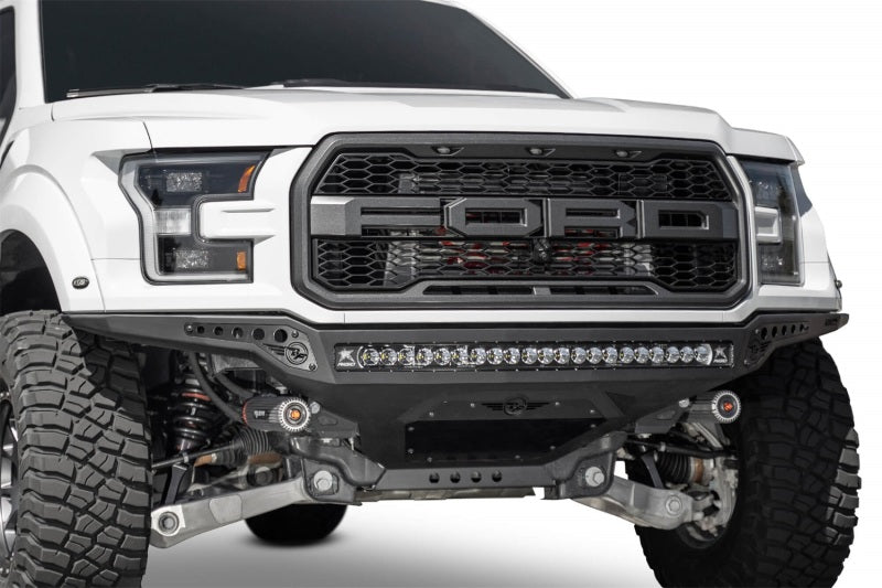 Addictive Desert Designs F114922770103 fits Ford 17-20 F-150 Raptor Rock Fighter Frame Cut Front Bumper