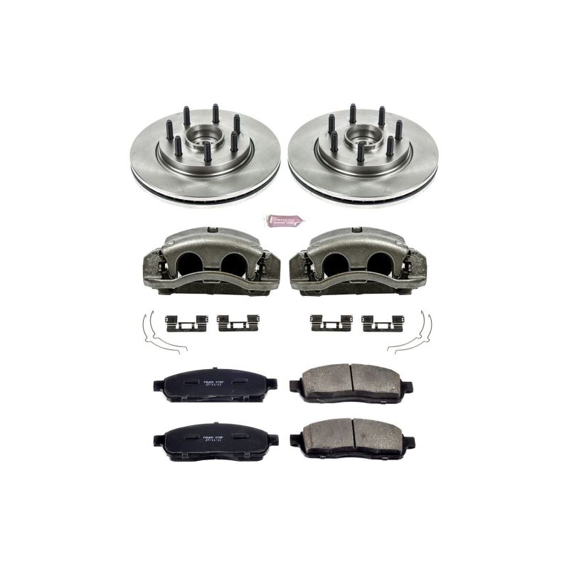 Power Stop KCOE1941A 06-08 Lincoln Mark LT Front Autospecialty Kit w/Cals