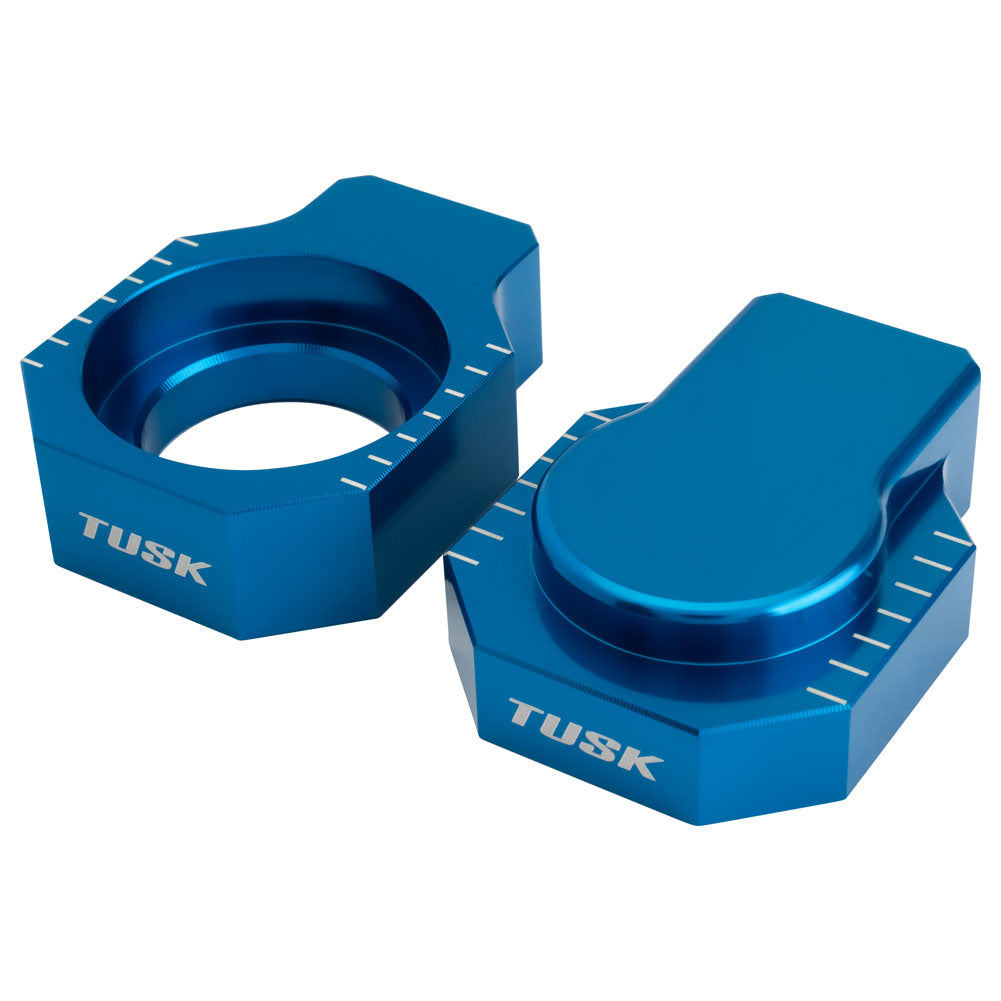 Tusk 1140330021 Racing Axle Blocks Blue