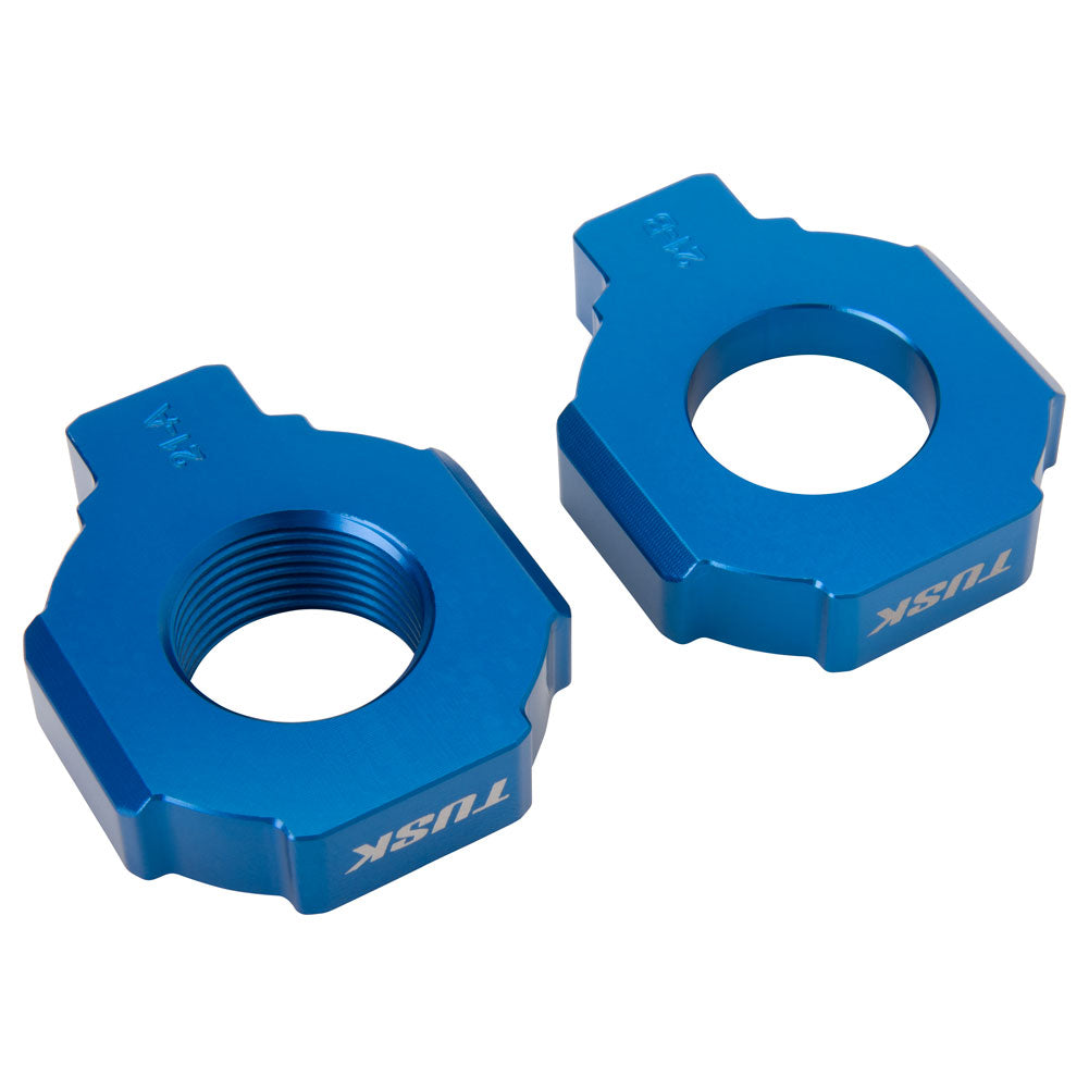 Tusk 1140330023 Racing Axle Blocks Blue