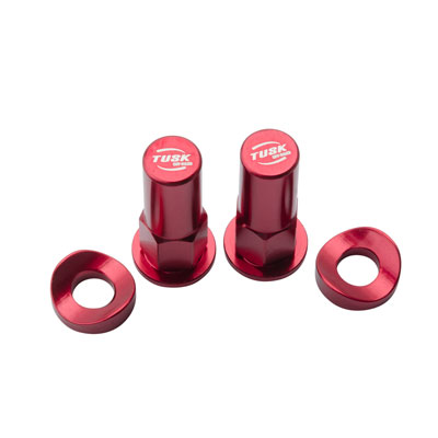 Tusk 1140350006 Rim Lock Nut/Spacer Kit  Red