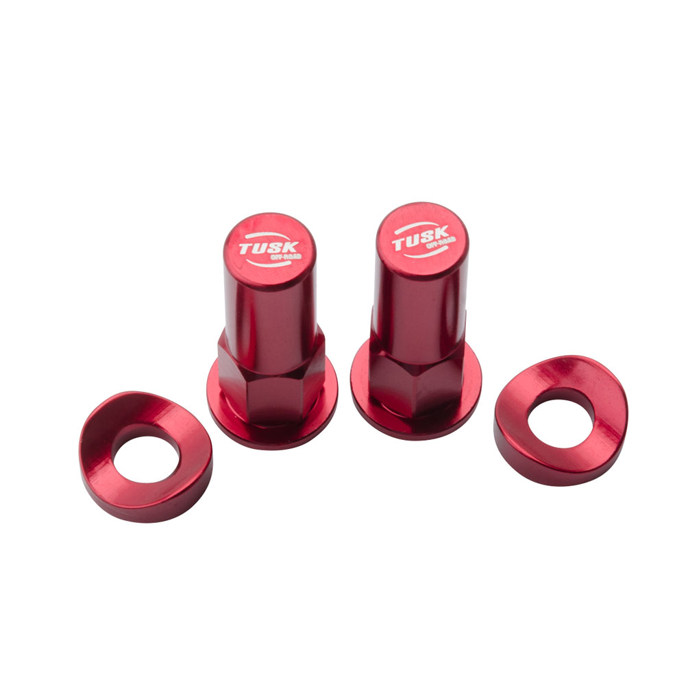 Tusk 1140350006 Rim Lock Nut/Spacer Kit  Red