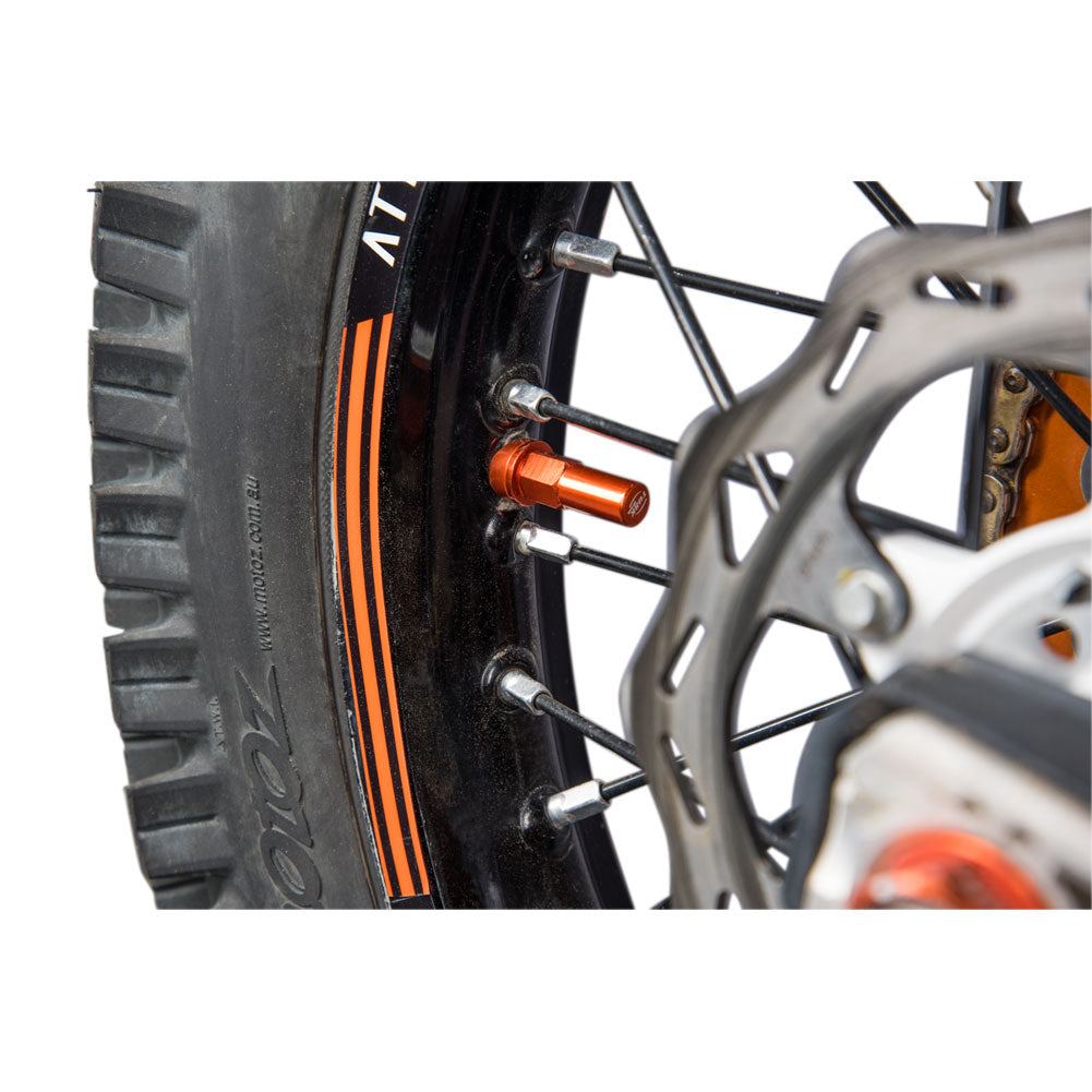 Tusk 1140350007 Rim Lock Nut/Spacer Kit  Orange