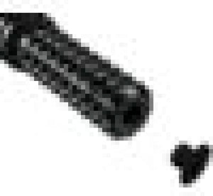 Vortex Racing Rearsets Replacement Foot Peg with End Plug- Black