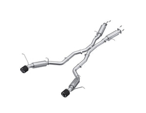 MBRP S55253CF fits Jeep Grand Cherokee SRT 6.4L 3in Dual Rear Exit T304SS Tips