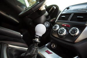 COBB 213350-W-BK fits Subaru 6-Speed COBB Shift Knob - White w/Stealth Black Collar (Non-Weighted)