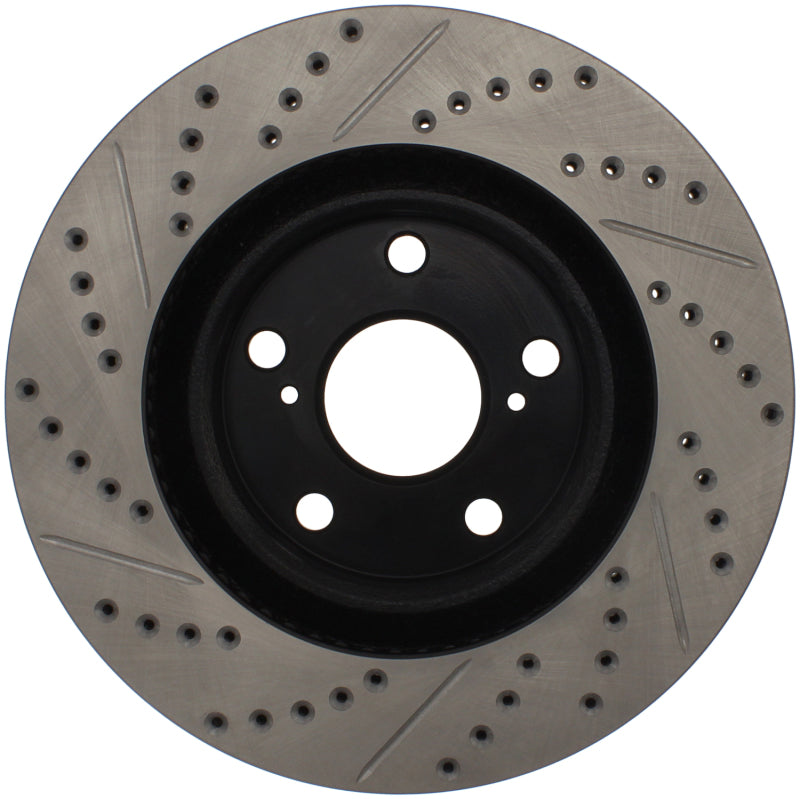 Stoptech 127.44146L 07-09 Lexus ES 250/ES 300/ ES330/ES350 SportStop Slotted & Drilled Left Front Rotor