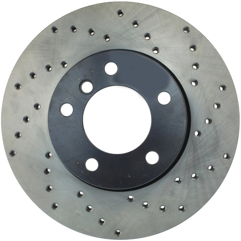 Stoptech 128.34077L 08-10 BMW 128i Cross Drilled Left Front Rotor