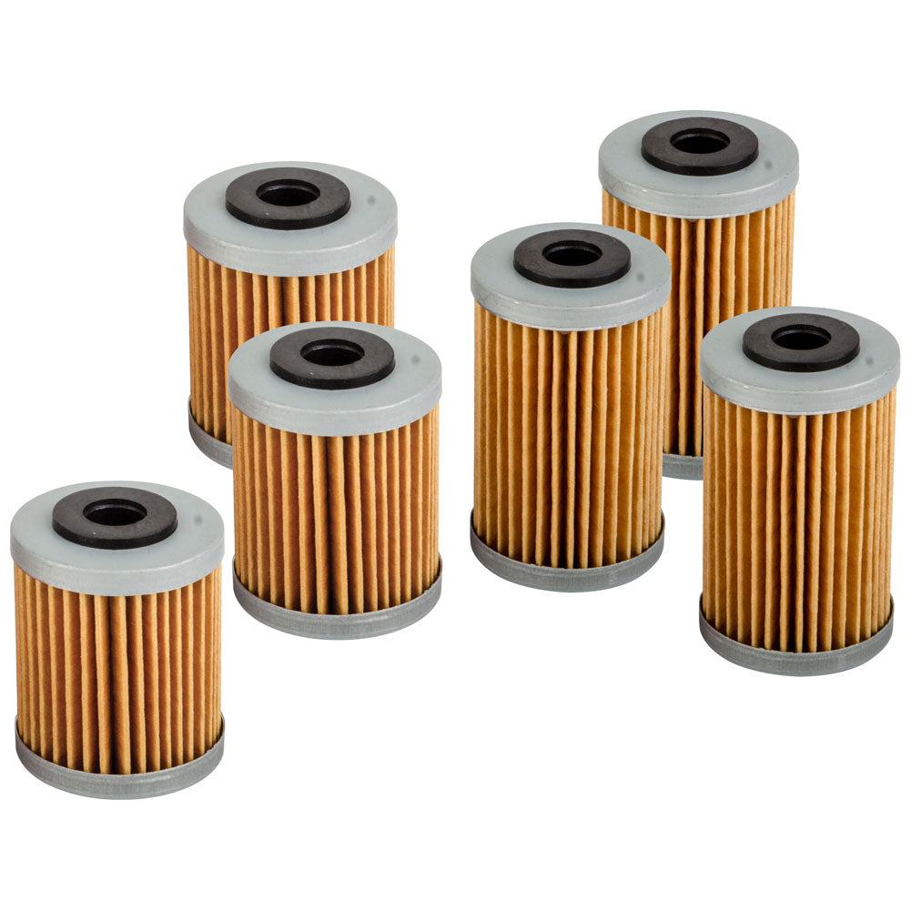 Tusk 1154930354 First Line Oil Filter  6 Pack, Long & Short Filter