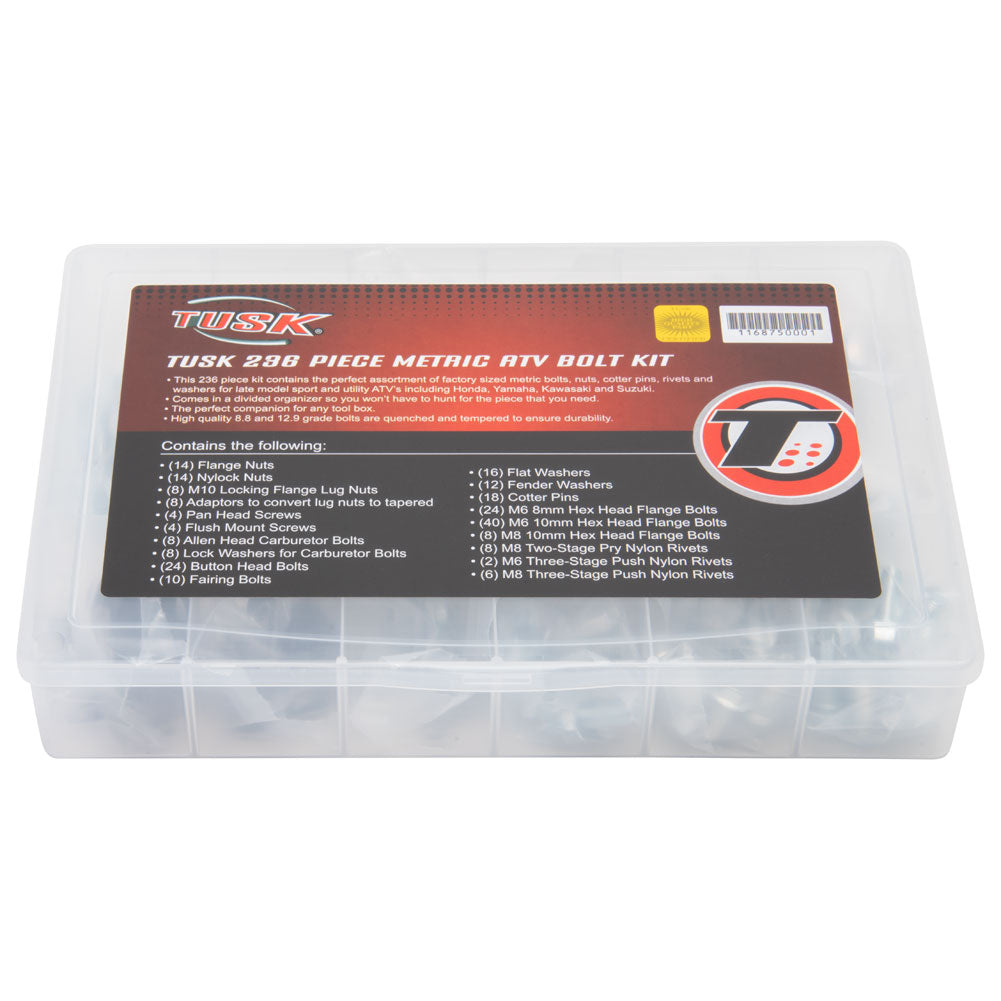 Tusk 1168750001 236-Piece Metric ATV Bolt Kit