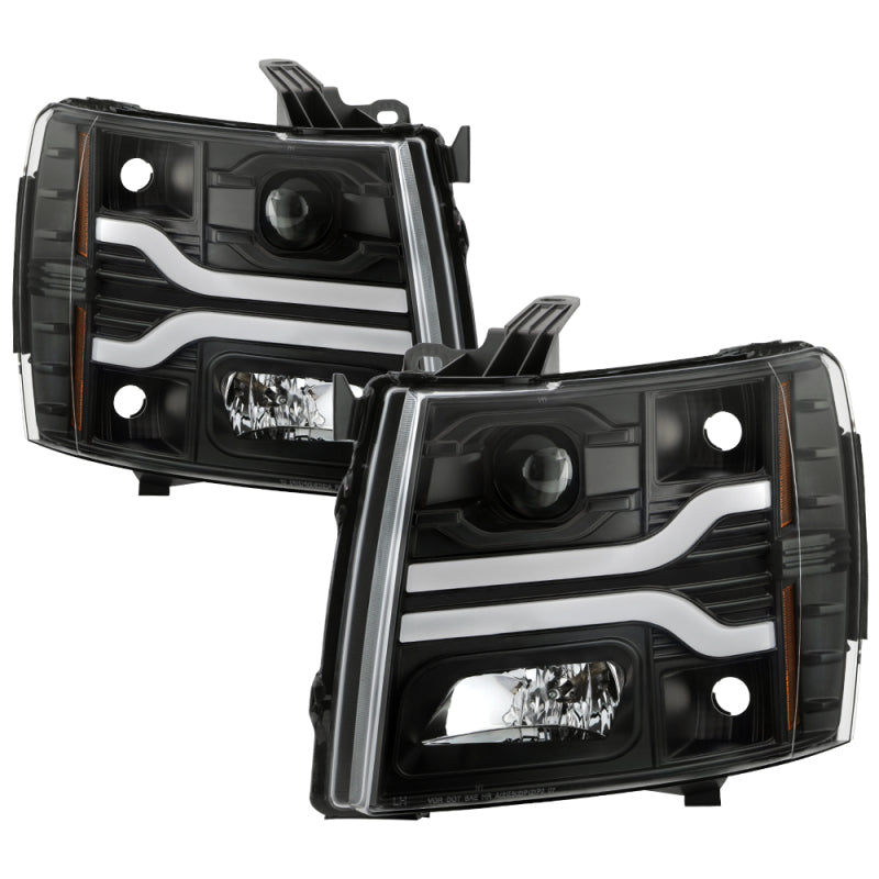 Spyder 5087614 fits Chevy 07-13 Silverado 1500 /2500HD/3500HD 07-14 LED Black P