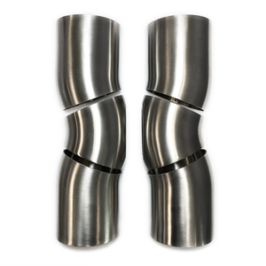 Stainless Bros 622-06363-9003 SS304 Collector 2.5in X-Pipe (Small Crossover) Wel