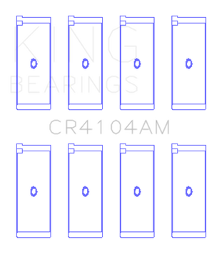 KING KINGCR4104AM0.5 fits KING CR4104AM0.5 Engine Bearings fits Audi Abb/Abm/Ad