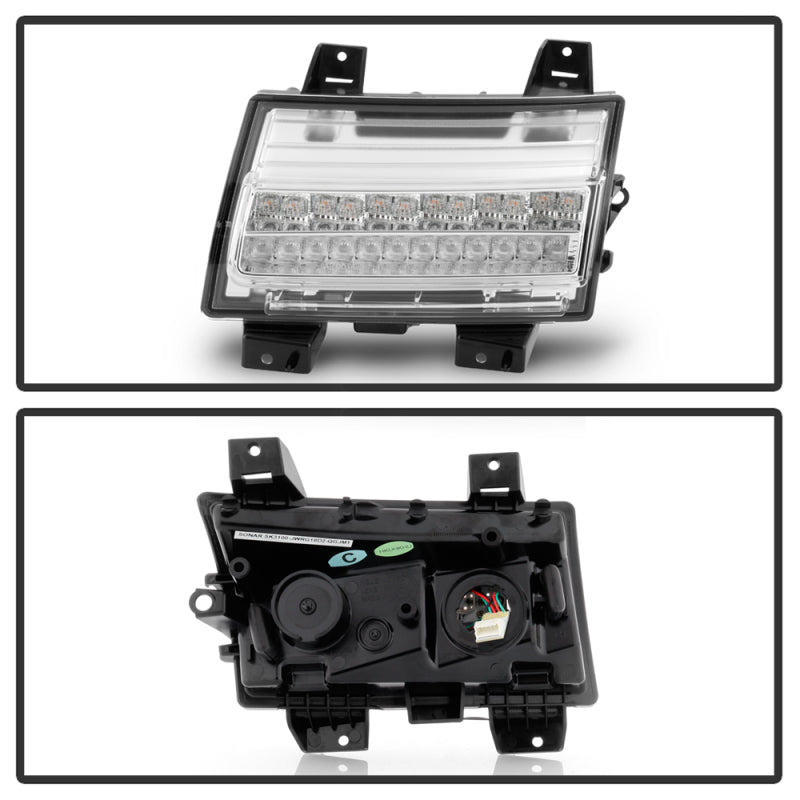 Spyder 5086792 fits Jeep 18-20 Wrangler 2019 (LED Model Only) LED Front Bumper