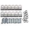 Russell 654030 Performance Stainless Steel Brake Line Clamps (12 pcs.)