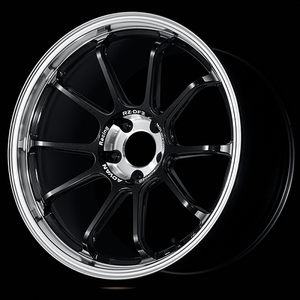 Advan YAF9J25MDRTB RZ-DF2 19x9.5 / +25 Offset / 5x112 / 66.5mm Bore / Diamond Cut and Racing Titanium Black