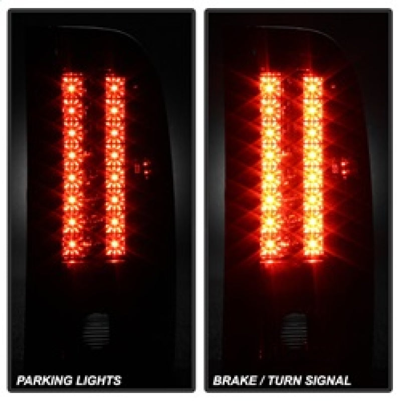 Spyder 5001801 fits Chevy 07-13 Silverado LED Tail Lights Red Smoke ALT-YD-CS07