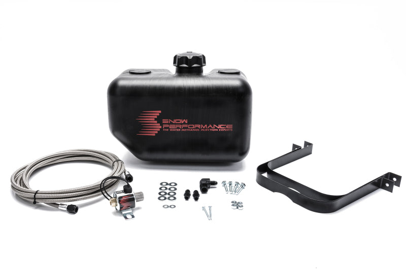 Snow Performance SNO-40014-BRD Water Tank Upgrade 2.5gal Braided SS Line w/Brack