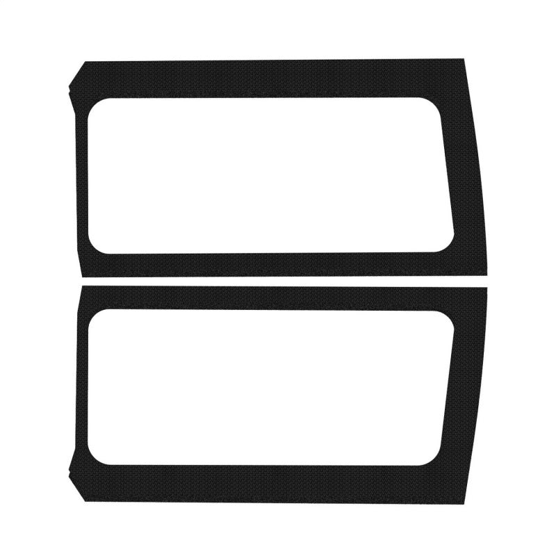 DEI  50268 fits Jeep 18-23 Wrangler JL 2-Door Boom Mat Rear Side Window Trim - 2
