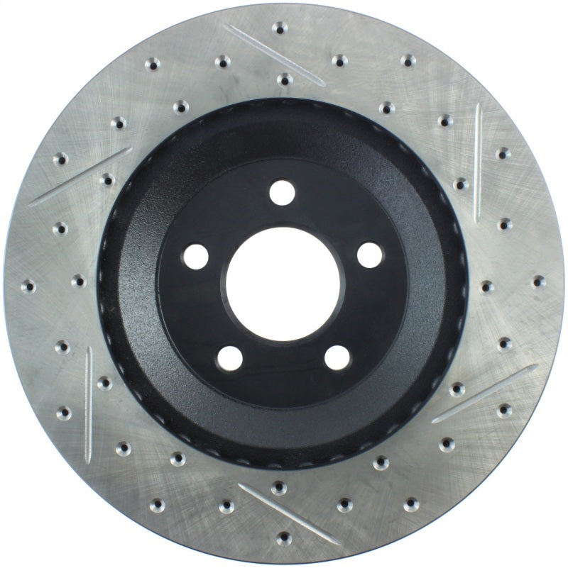 Stoptech 127.61045R 94-04 Ford Mustang SVT Cobra Slotted & Drilled Sport Front Right Brake Rotor