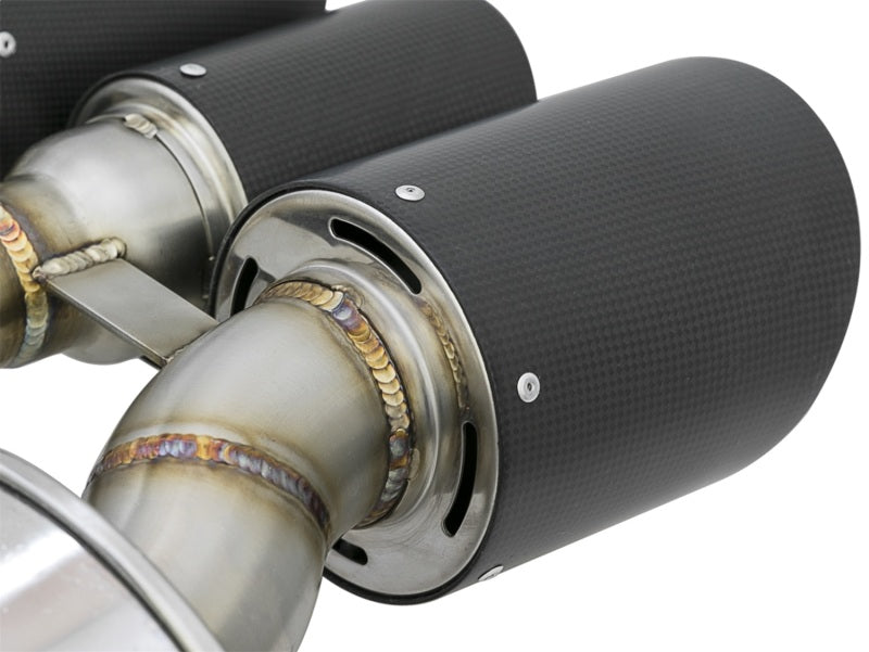 AFE 49-36616-C Takeda 2-1/2in to 2-1/4in 304SS Catback Dual-Exit Exhaust 17+ fi